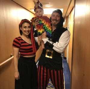 3 Piece Pirate/ Parrot Costume